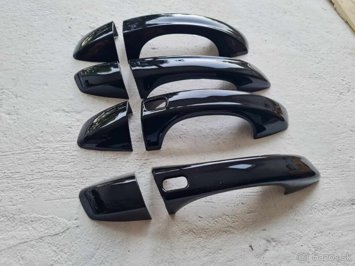 ČIERNE krytky klučiek - ŠKODA VOLKSWAGEN SEAT - 12