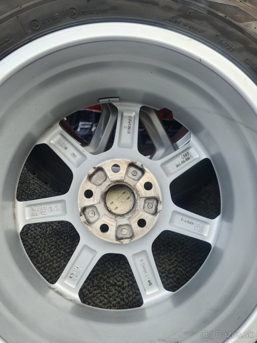 5X112 R17 + ZIMNE PNEU 215/55 R17 BRIDGESTONE - 12