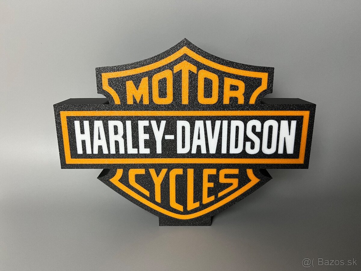 Harley Davidson LED Logo lampa - 12