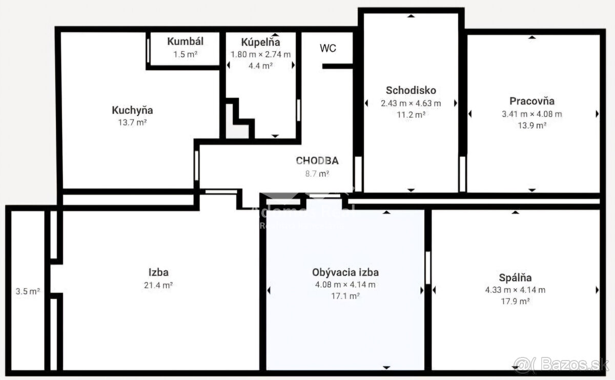 4 - IZBOVÝ BYT + GARÁŽ - ŠTRBA / HLAVNÁ - 12