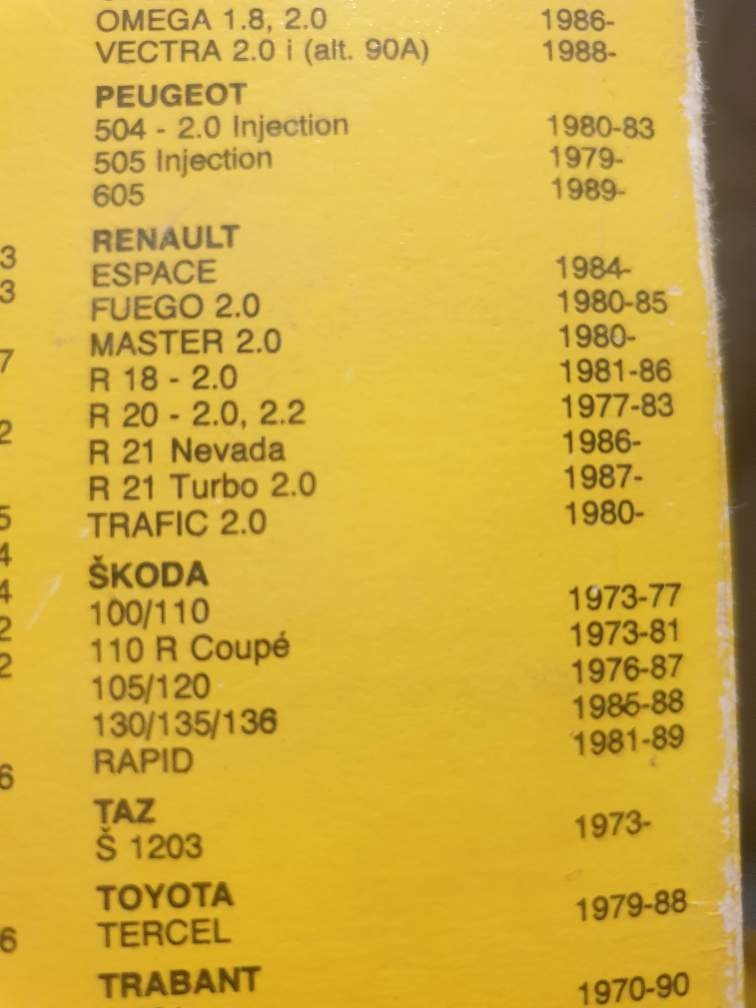 Diely na škodu 100,1000 - 12