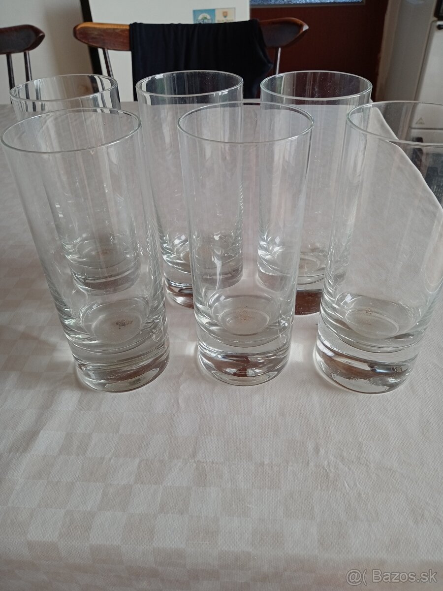 Poháre sklenené - 12
