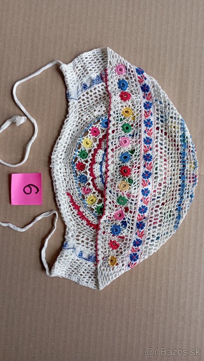 Ľudové čepce... súčasť kroja... - 12