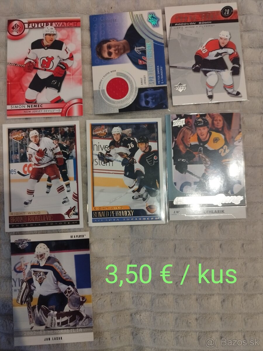 Hokejove karty karticky slovaci v NHL - 12