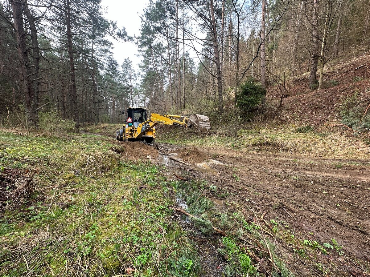 Zemné a výkopové práce- traktorbager - 12