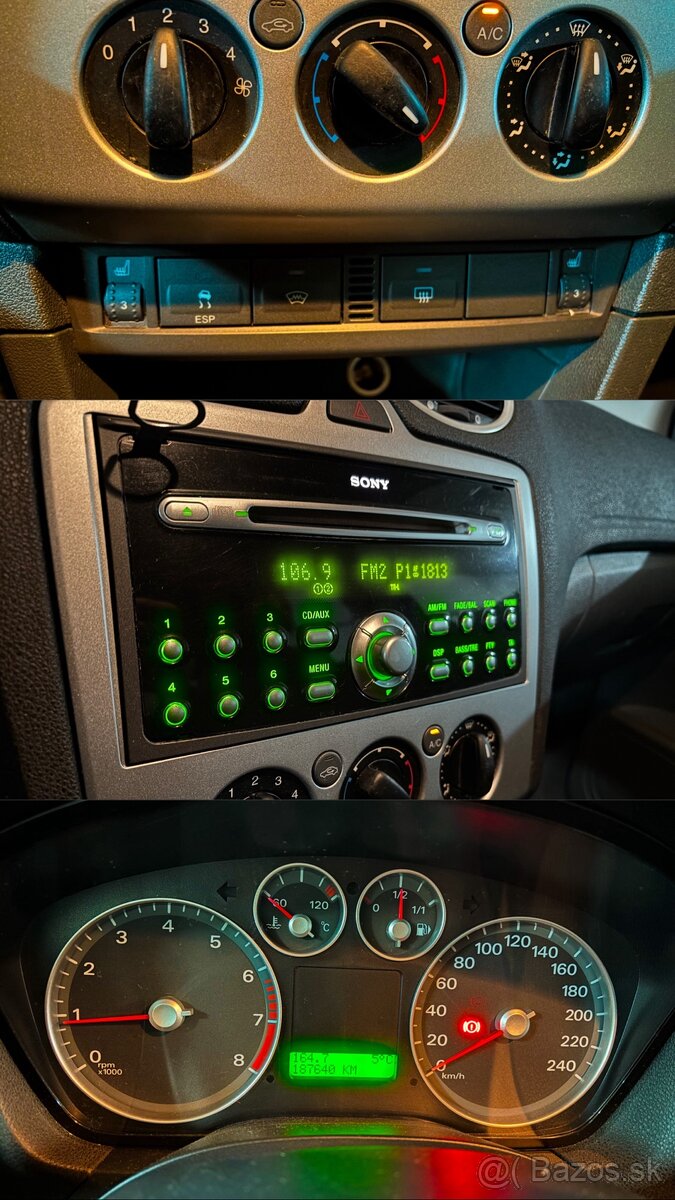 Ford Focus 1,4 benzín 59KW 2005 187000km NOVÁ STK/EK - 12