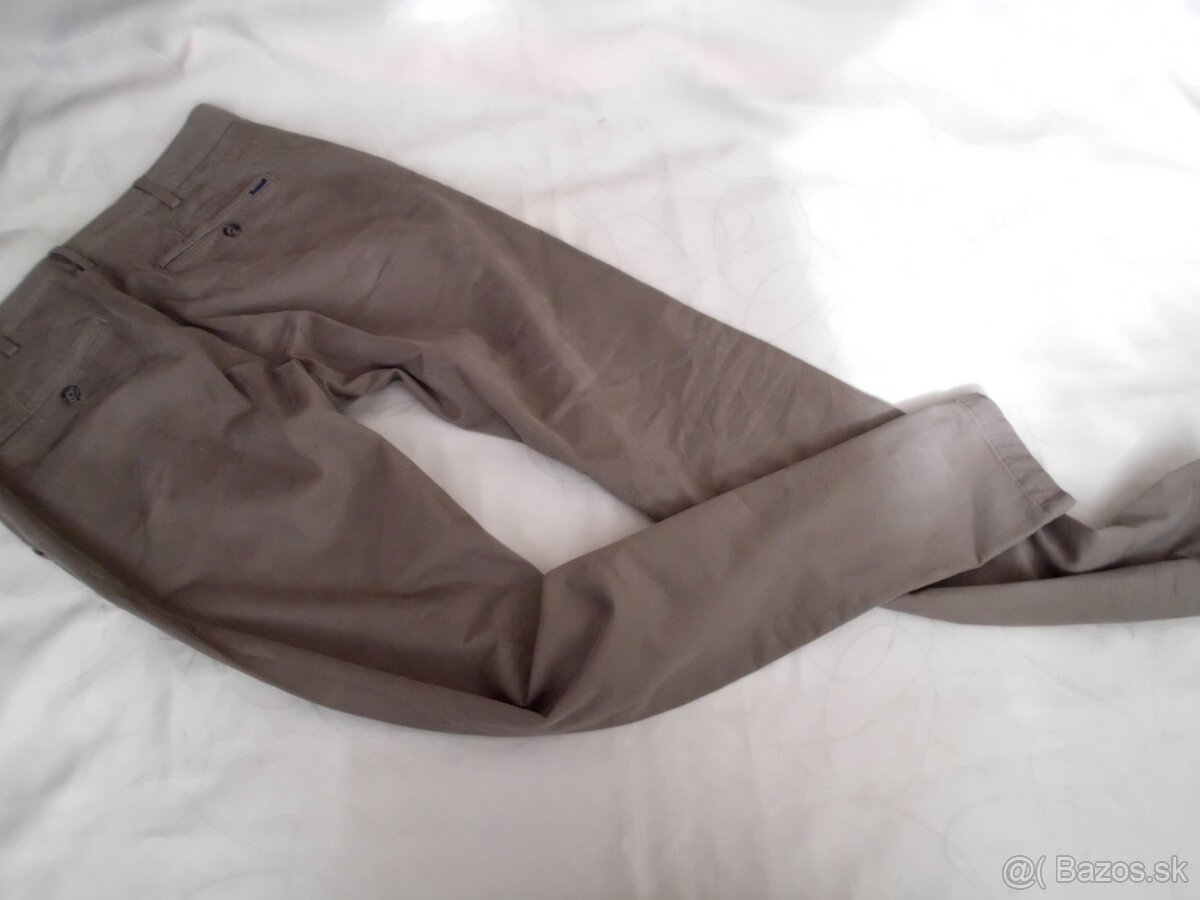 Gant pánske chino nohavice s elastan. L 38/34 - 12