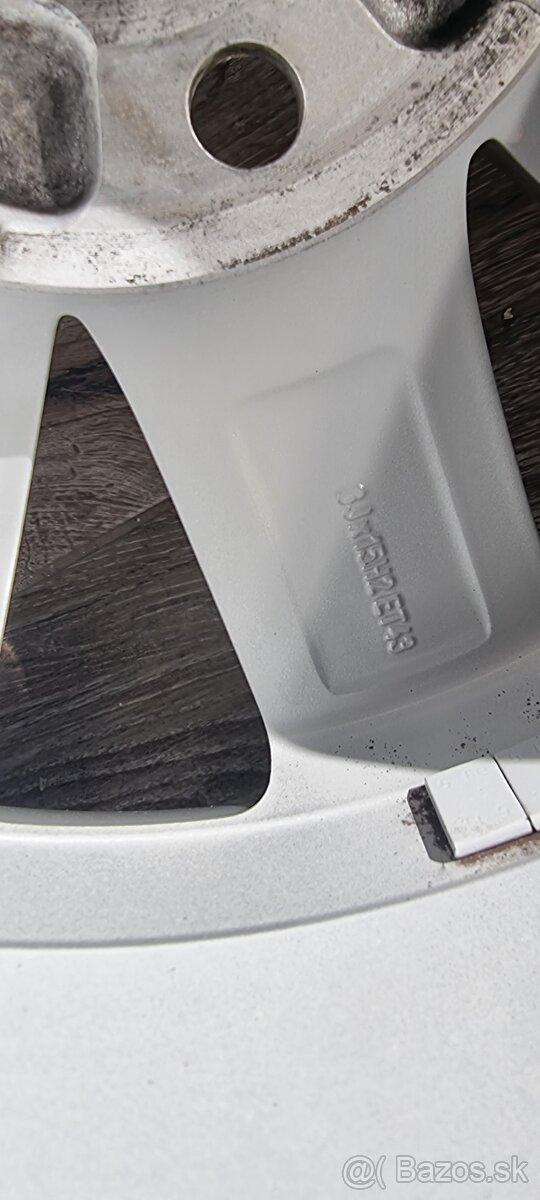 Predám originálne disky VW r15 5x112 /195/65 Continental - 12