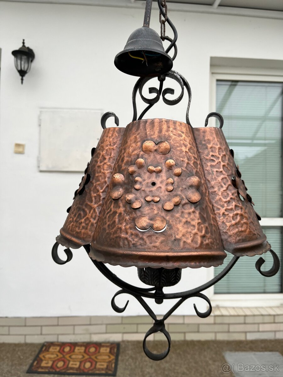 Kovovy tepany luster na chalupu luster - 12