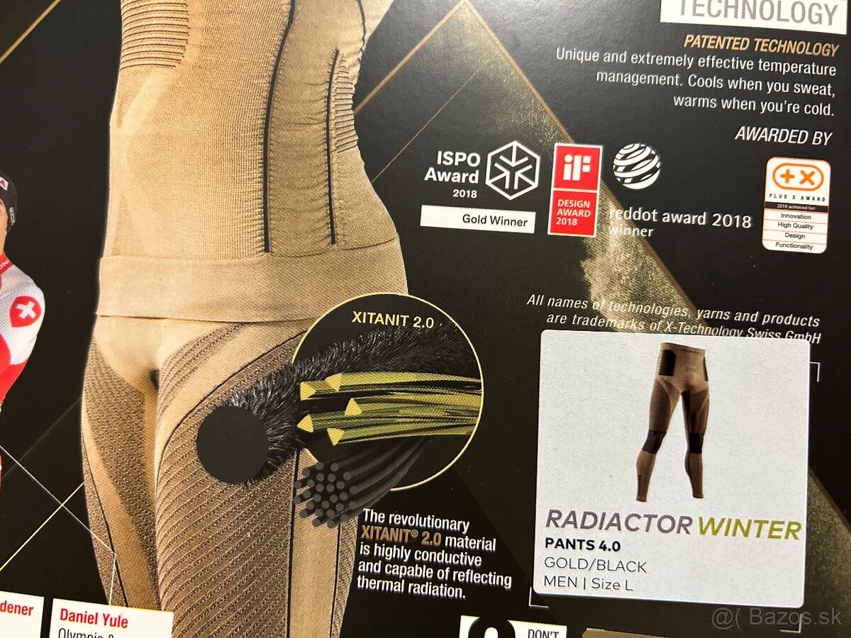 X-bionic radiactor 4.0, pánsky termo set Lko - 12