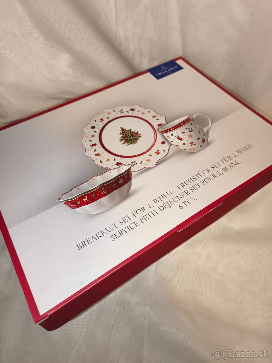 Vianočná raňajková sada zn. Villeroy & Boch - 12