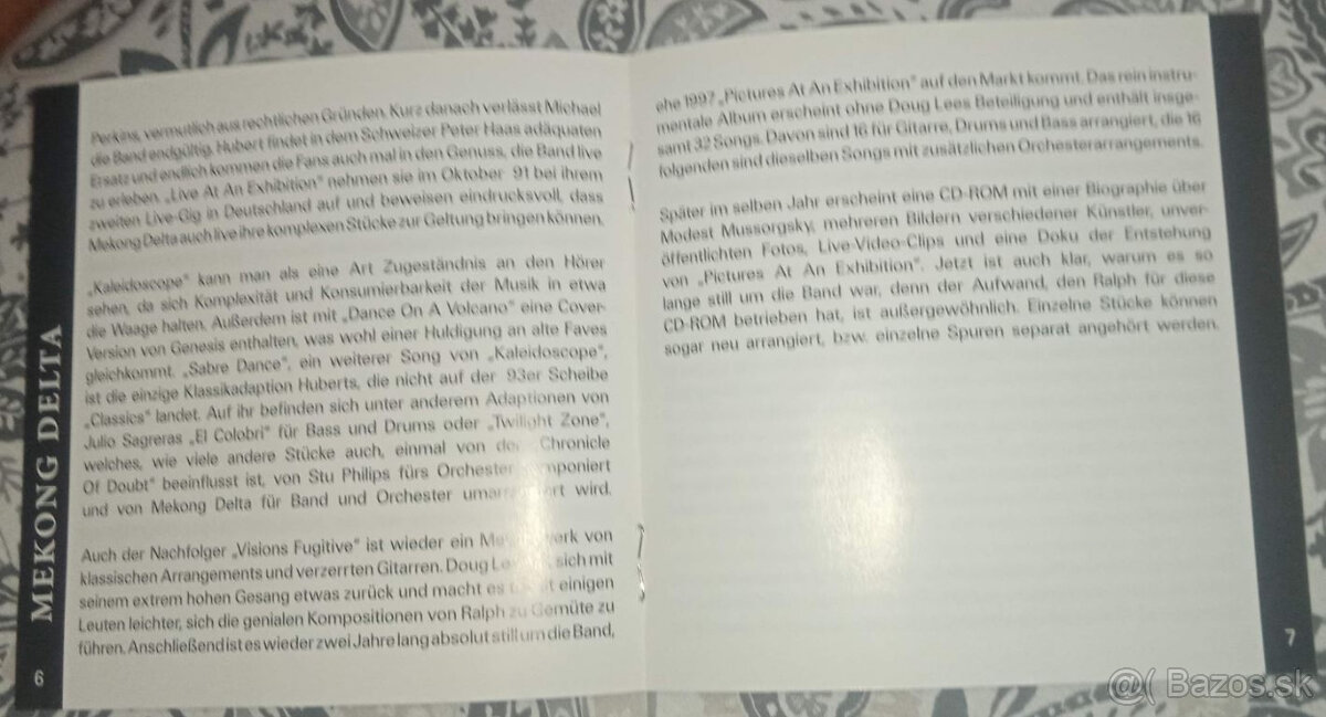 2CD Mekong Delta – The Principle Of Doubt 2005 digipack - 12