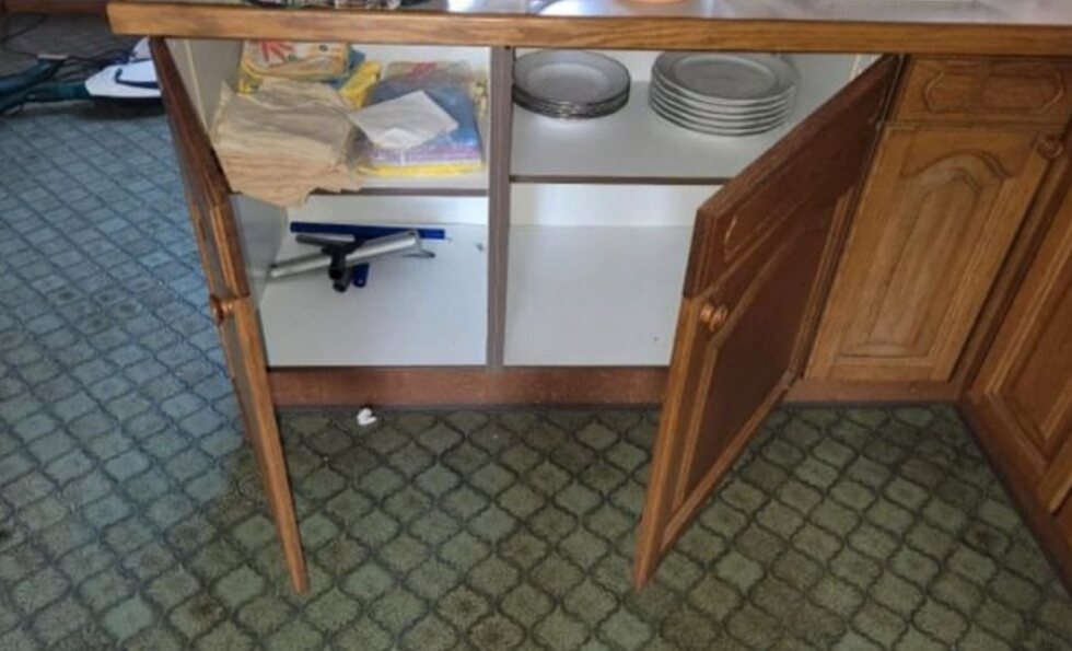 Rustikální dubová linka do U se spotřebiči,6236 - 12