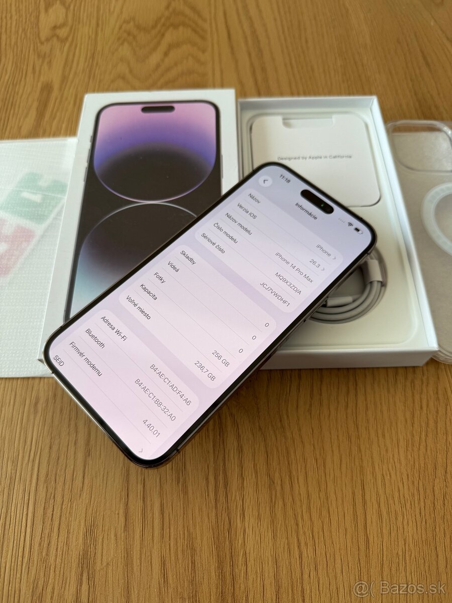 iPhone 14 Pro Max 256 gb Deep Purple v záruke - 12