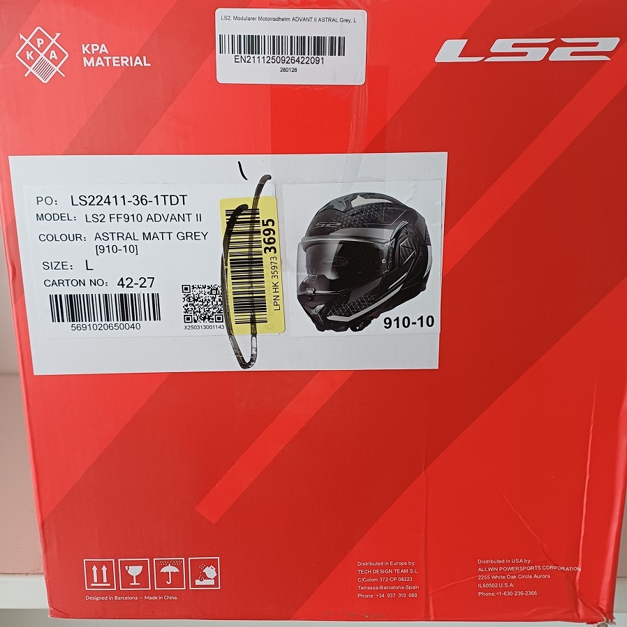 Silniční přilba Ls2 ADVANT II ASTRAL - 12