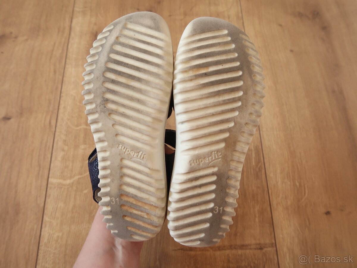 Sandálky SUPERFIT SPARKLE 31 (20 cm) modré - 12