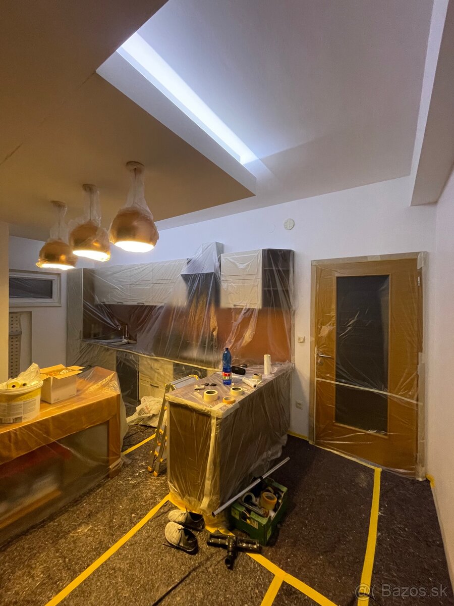 Maľovanie bytov domov a priestorov, dekoratívne omietky - 12