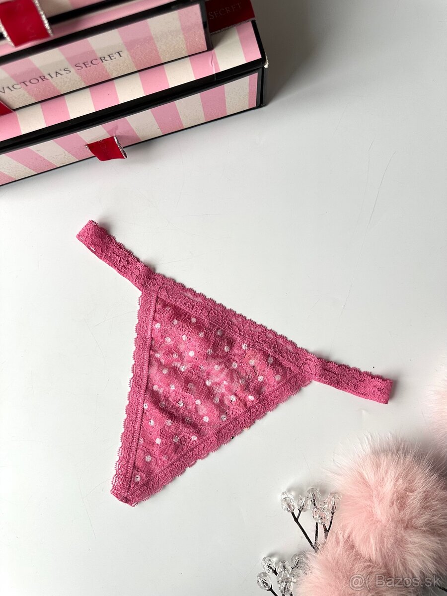 Victoria’s Secret Pink tanga nohavičky S - 12
