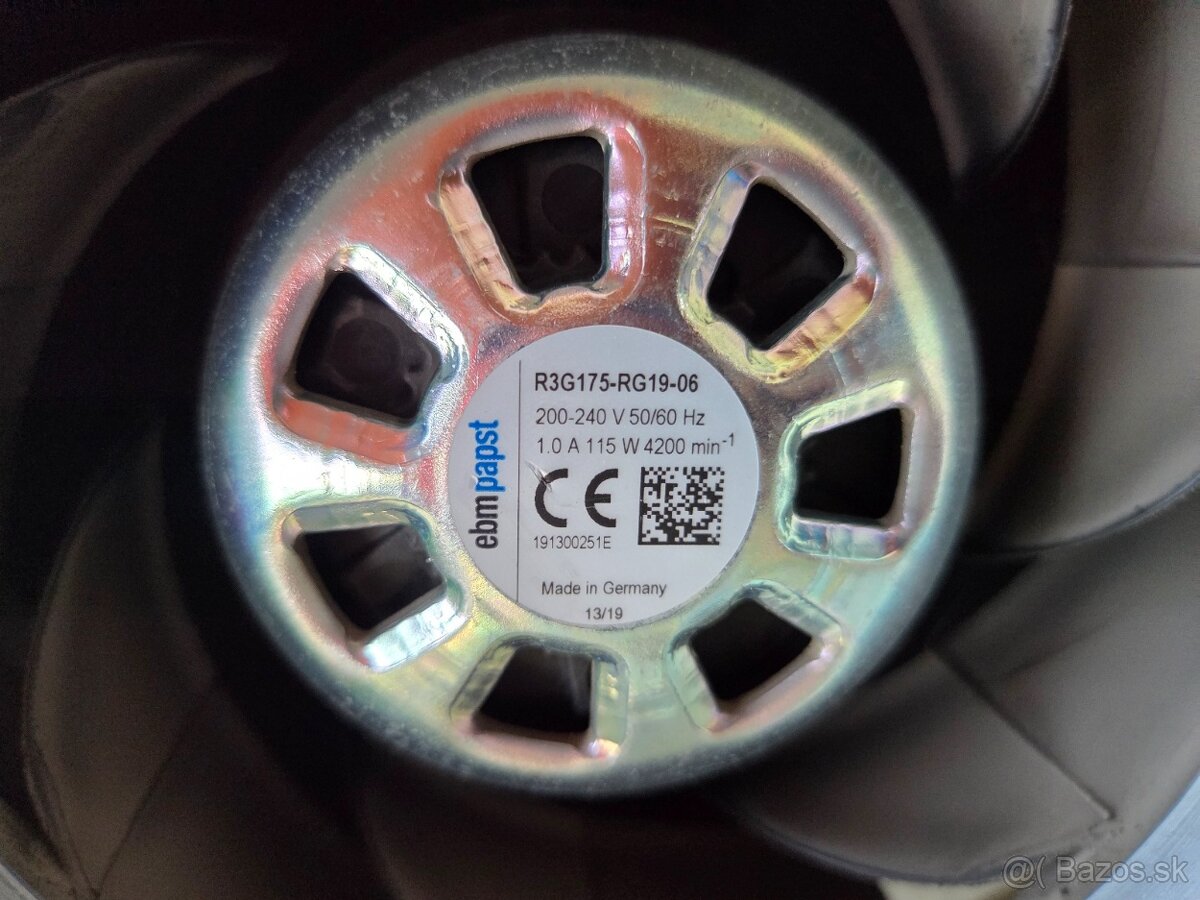 Predám ND na rekuperačnú jednotku Atrea RC, 390 ECV4 - 12