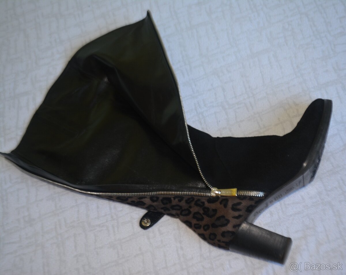 Kožené čižmy Brunela, veľ. 37,5 - 12