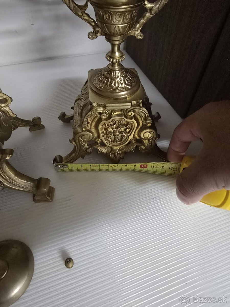 Starozitne krbove hodiny a svietniky.....cislo 13 - 12