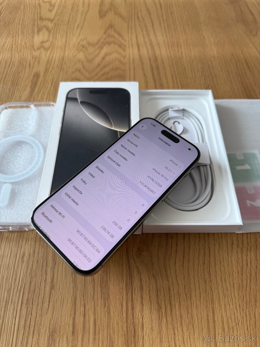 iPhone 16 Pro 256 gb Natural Titanium v záruke - 12