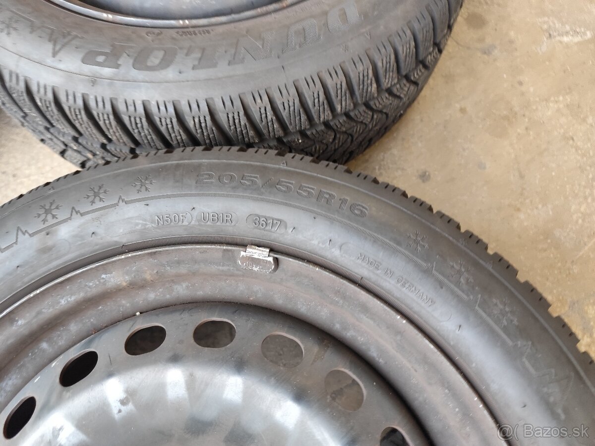 Sada alfa romeo plech+pneu 205/55 16" - 12