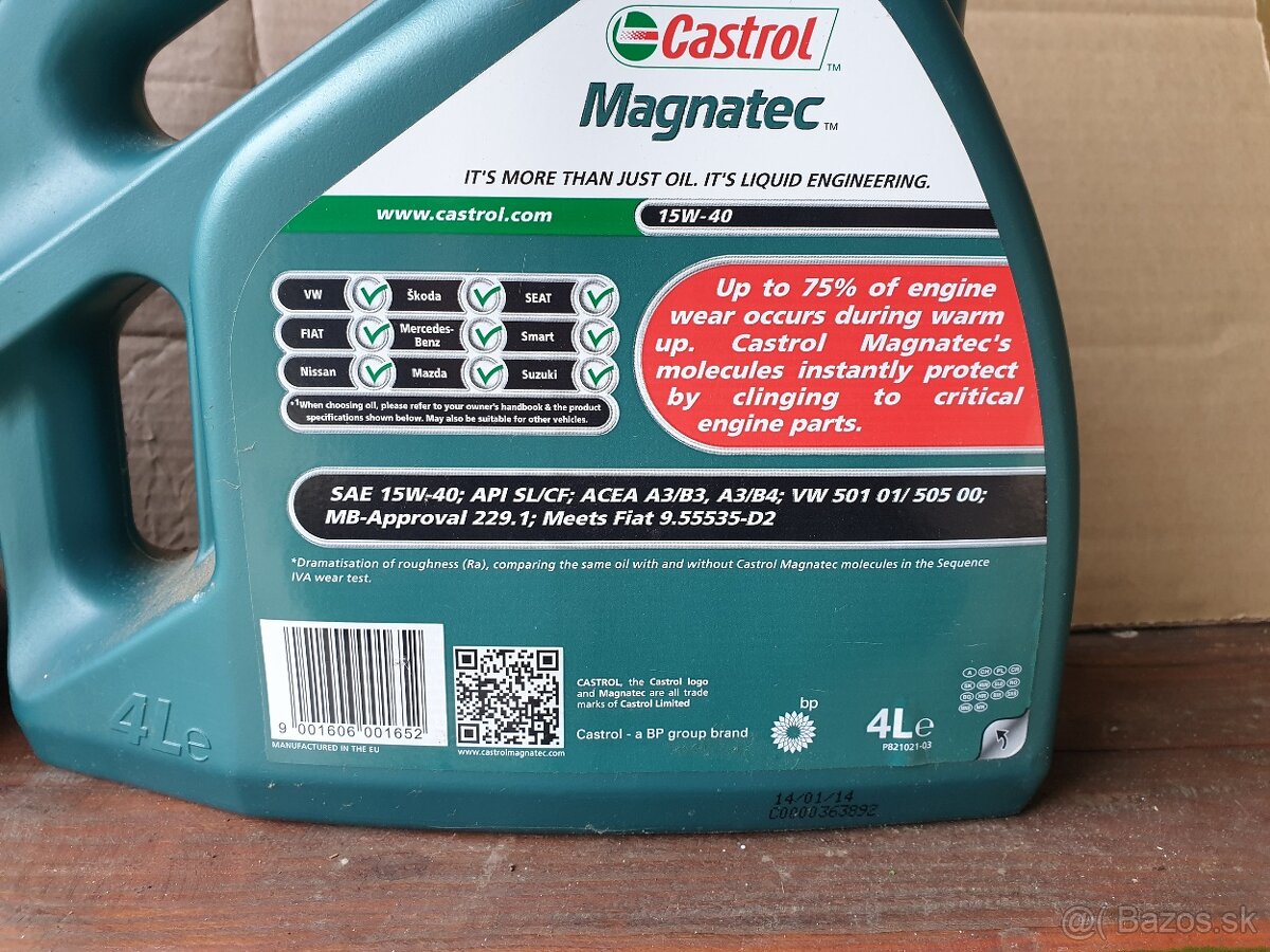 Motorovy olej + Filter Prislušenstvo - 12