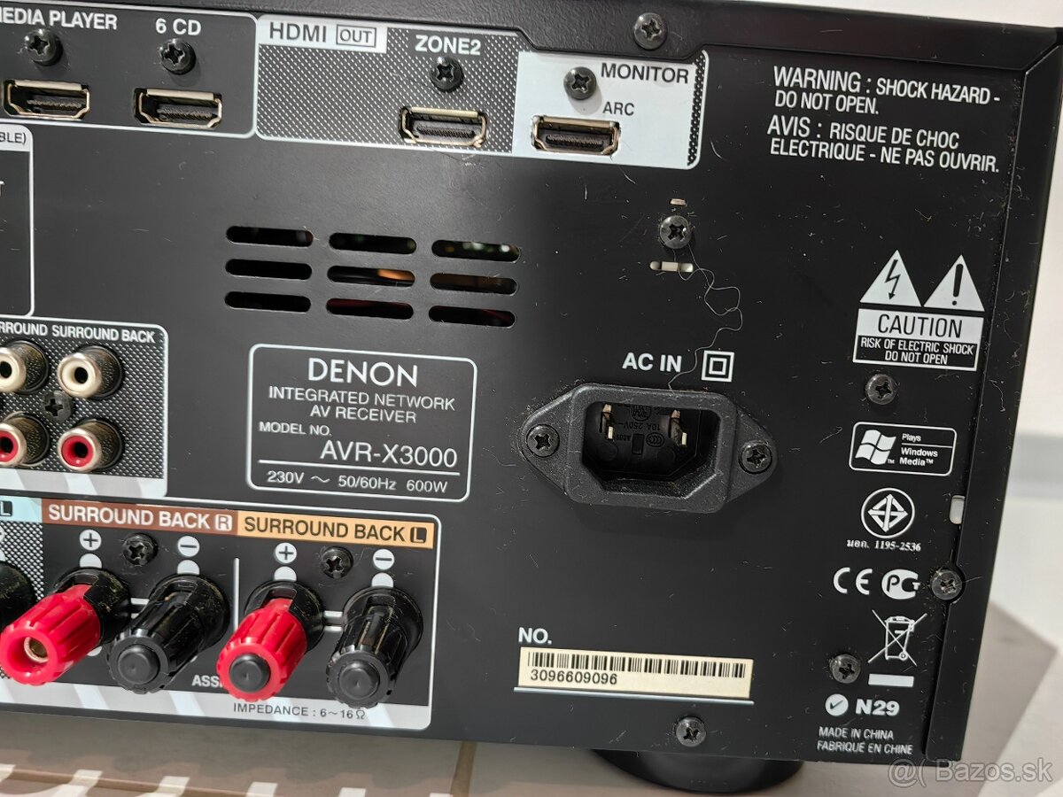 Denon AVR‑X3000 - 12