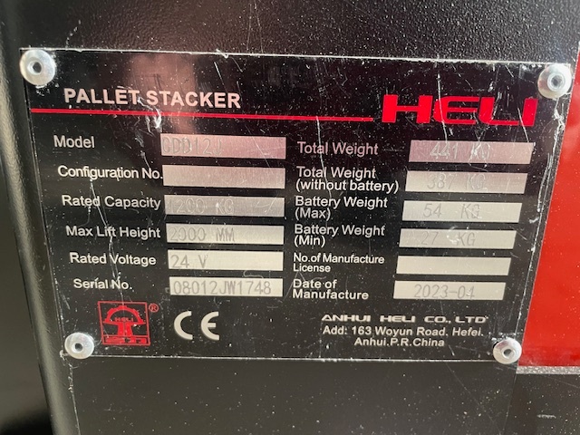 VZV elektrický HELI DC 12 - 12