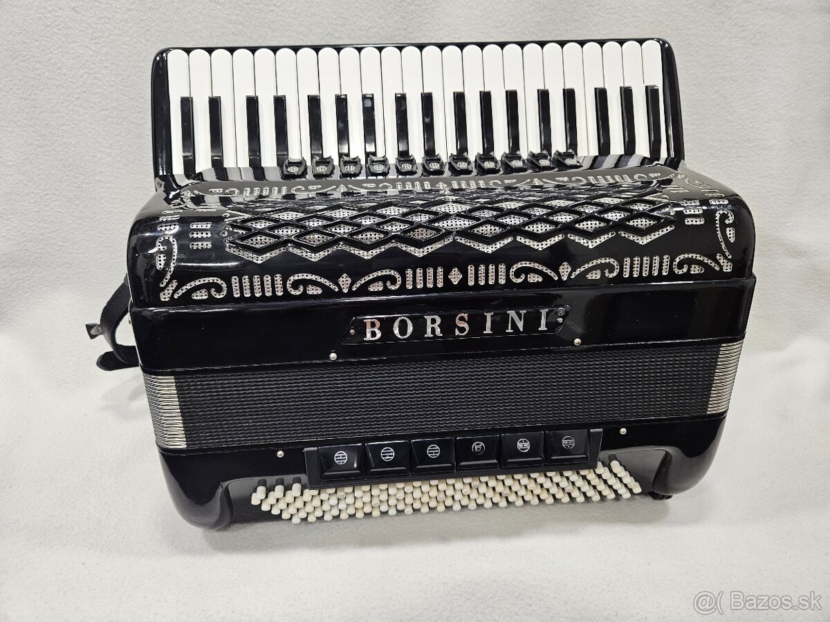 Akordeon Borsini Konvertor SL52, 120 basovy - 12