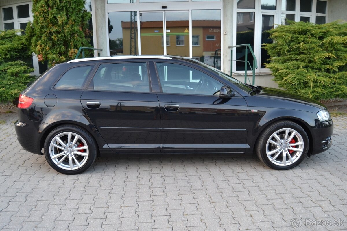 AUDI A3 1.6 TDI S LINE, TEMPOMAT, XENÓNY,KOŽA, ELEKTRÓNY R17 - 12
