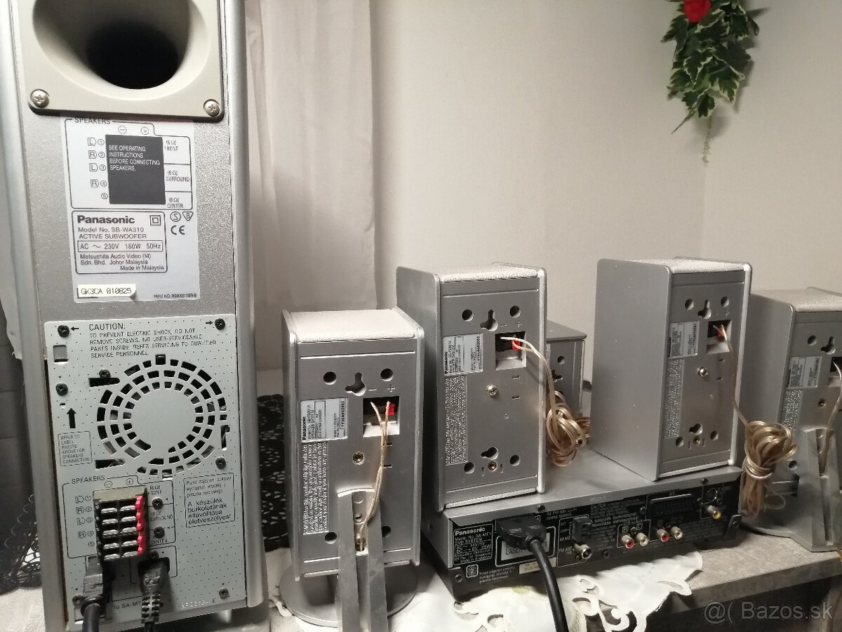PANASONIC domáce kino 5,1 - 12