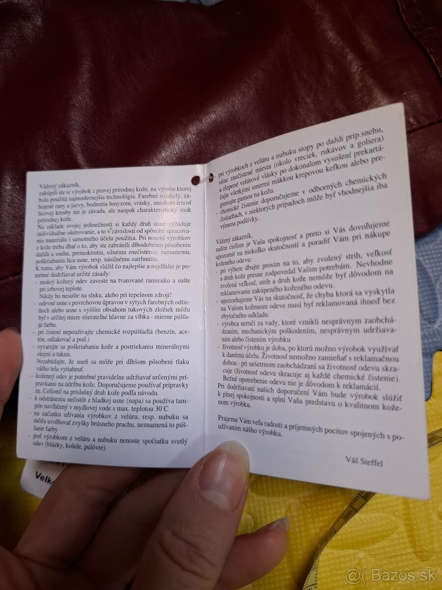 Dámsky kožený kabát Steffel - 12