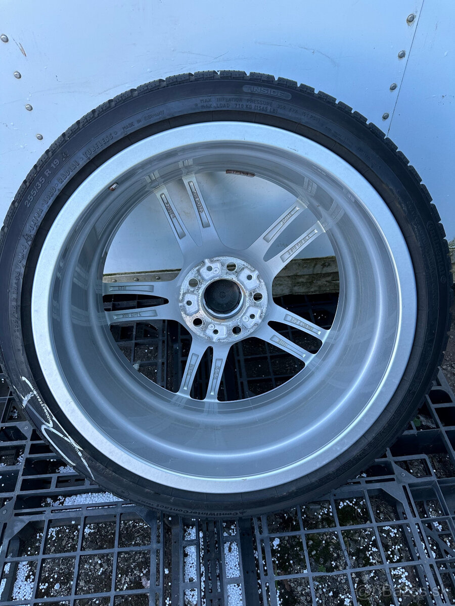PREDÁM sadu 19" AL disky BMW style 641 M + zimné pneumatiky - 12