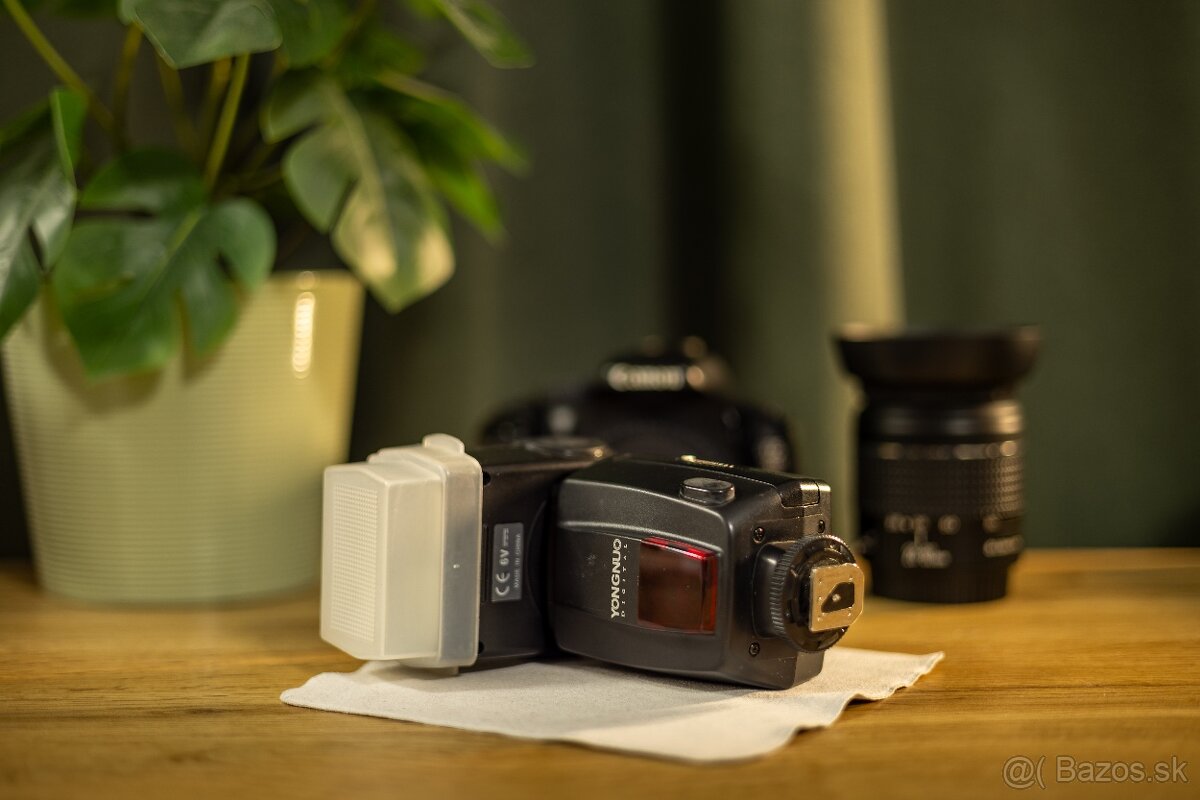 Canon 550D + 28-80mm + blesk + 64GB karta + taška (top stav) - 12