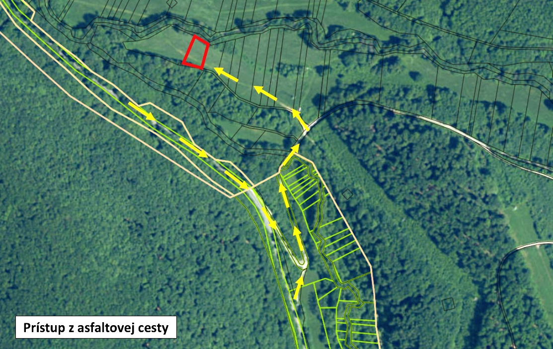 Horná Ves – 1.020 m2 POZEMOK na karavan/chatku/prístrešok - 12