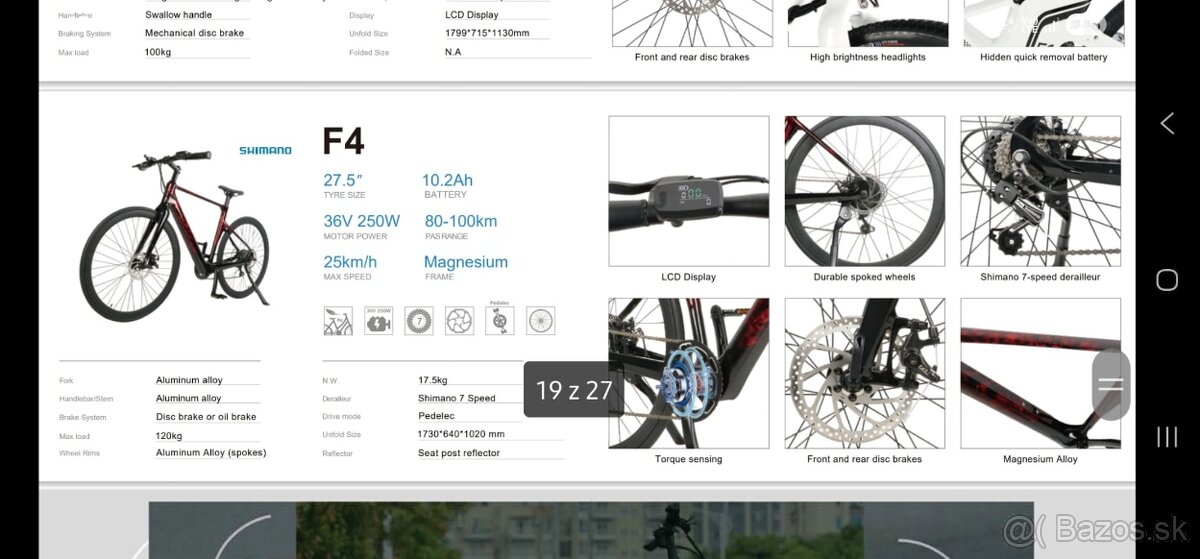 Elektrický bicykel onebot - 12