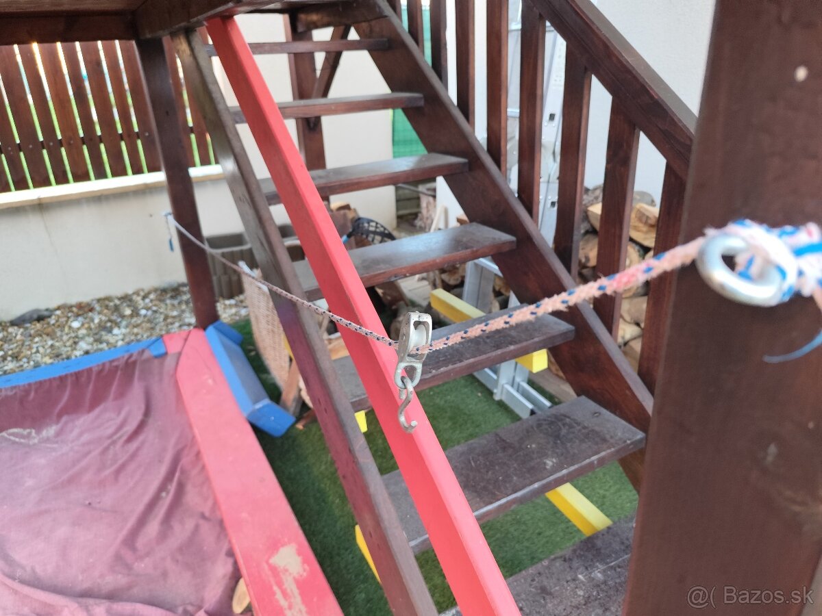 Veľké detské ihrisko s domčekom - 12