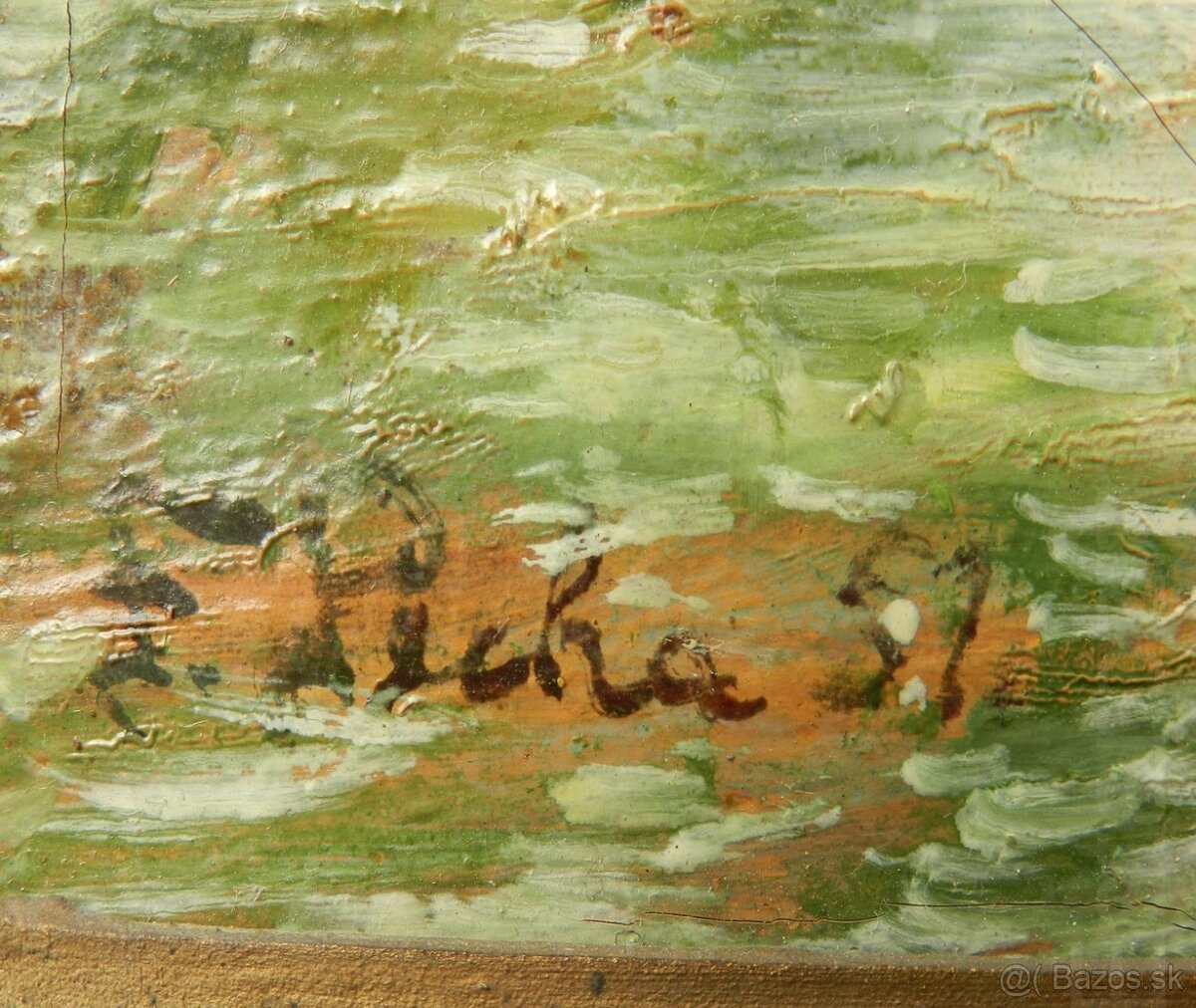 Starozitné obrazy s motívom Krajiny - 12