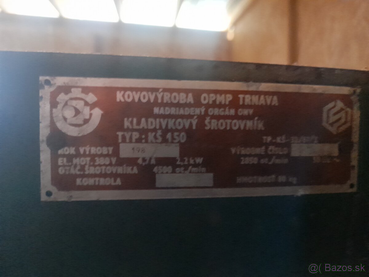 Briketovacie a drviace stroje - 12