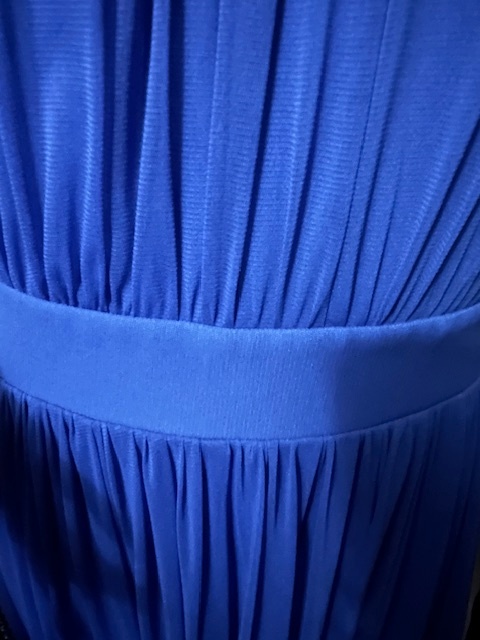 Modré dlhé šaty zn. Chantall - 12