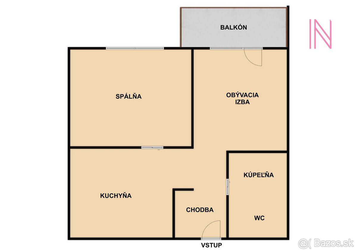 REZERVOVANÉ - 2-izbový byt v Devínskej Novej Vsi s uzavretým - 12