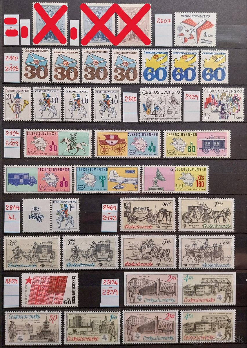 Známky ČSR – 5 - 12