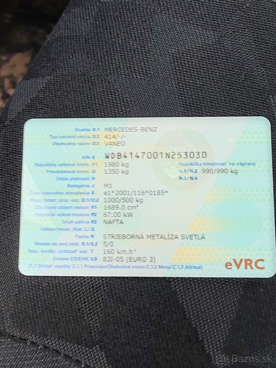 Mercedes Vaneo 1.7d - 12