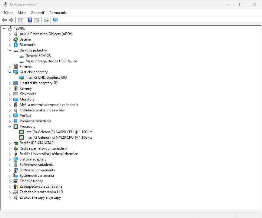 Umax Visionbook 12WRX /Celeron N4020/4GB RAM/FHD IPS/128GB - 12