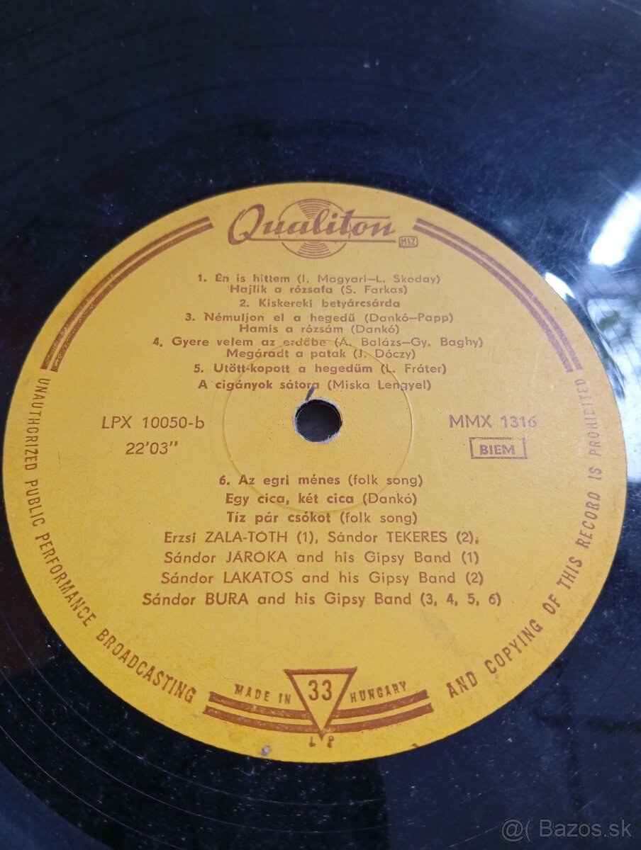 Predám maďarské LP platne - 12