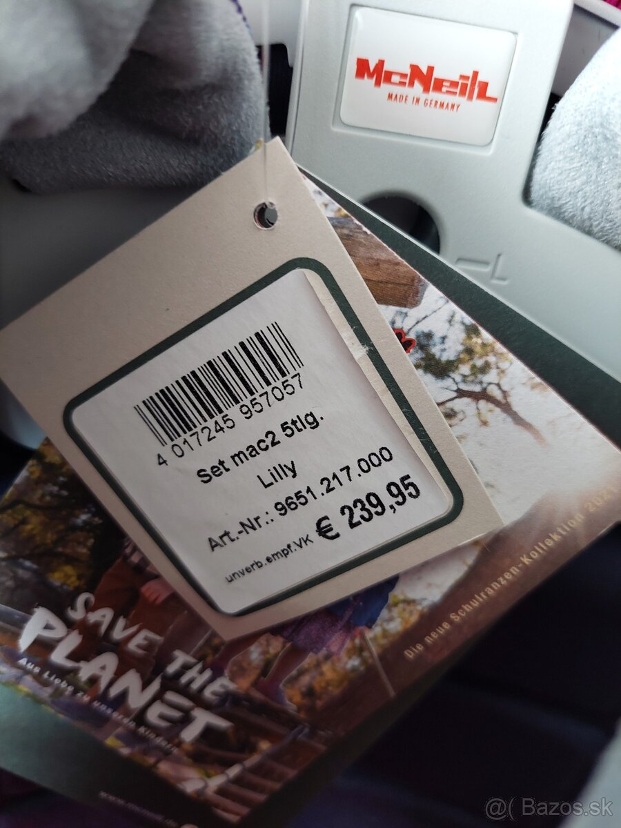 Školská taška (5-dielny set) Mc Neill Ergo mac 2 Lilly - 12