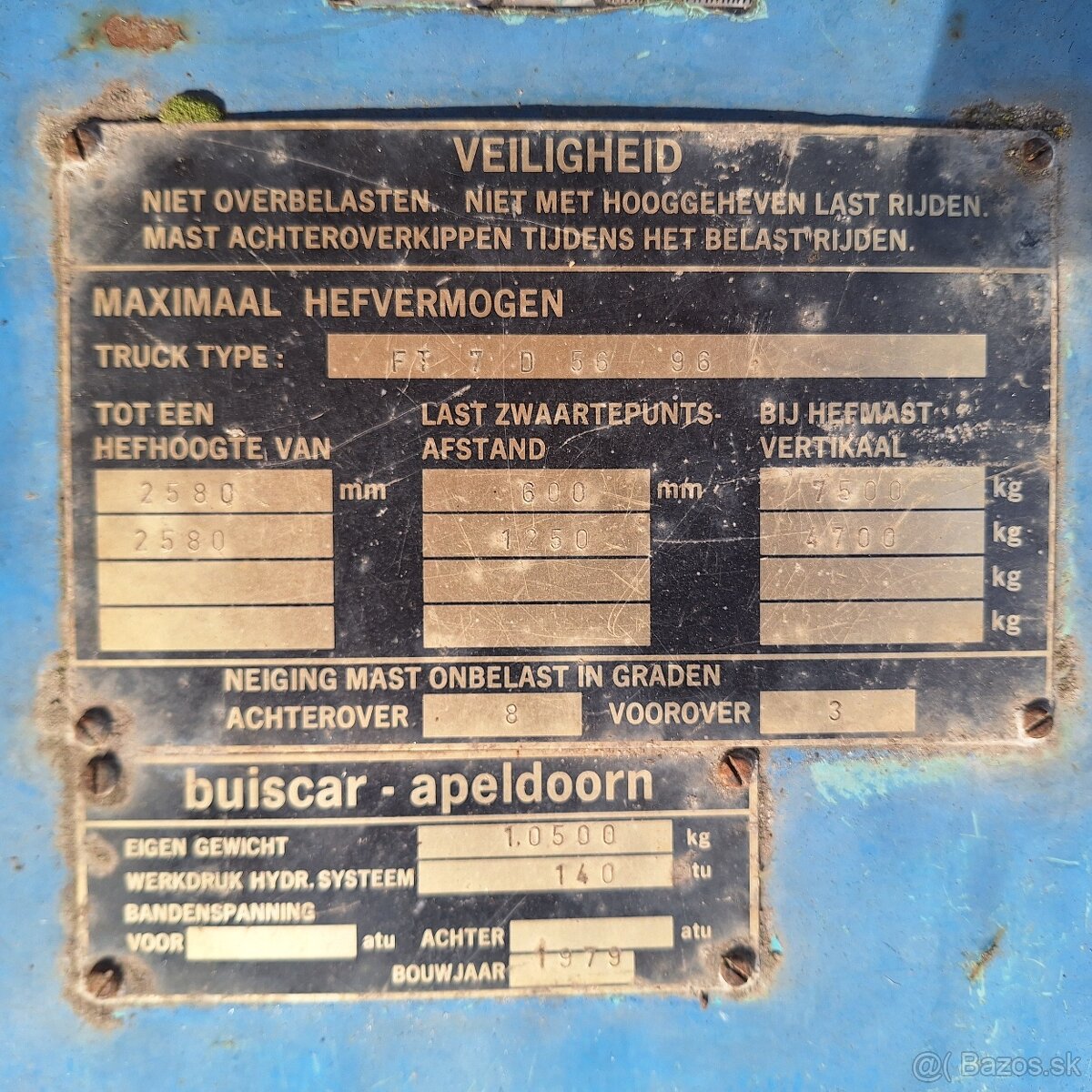 FENWICK FT 7 D 756/96 / pôvodná značka pred LINDE/ - 12