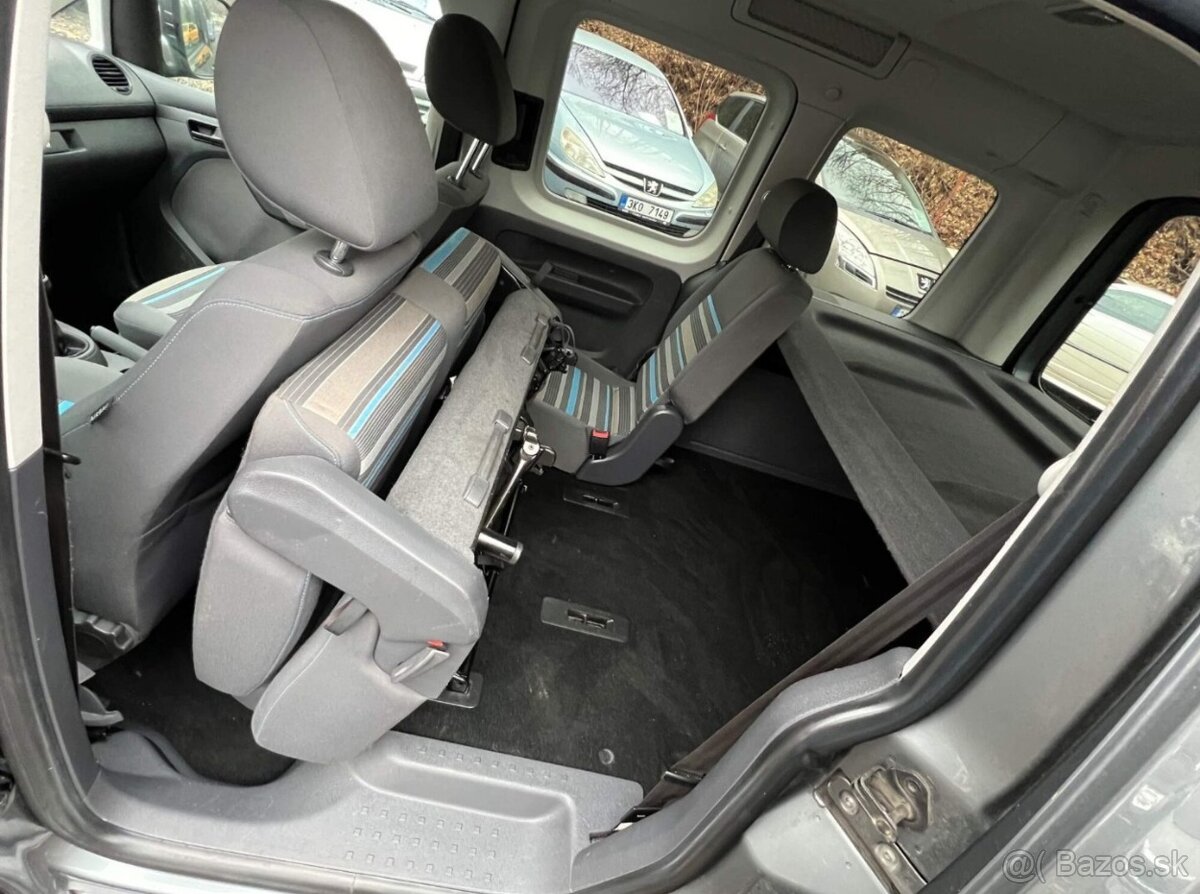 VW Caddy 1.2 TSI 77 kW 2x šoupačky 2011 klima serviska - 12